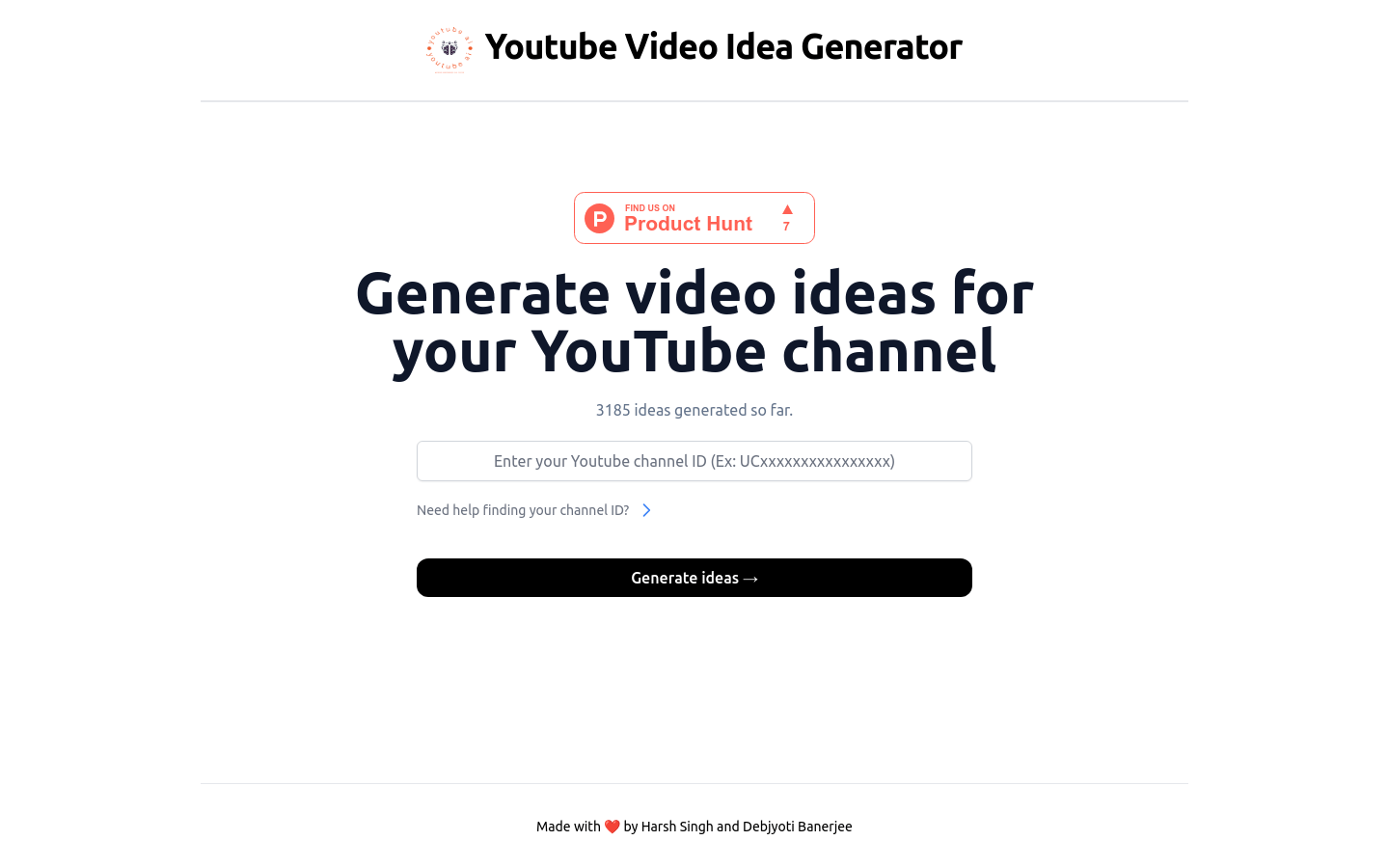 Yt Ideas