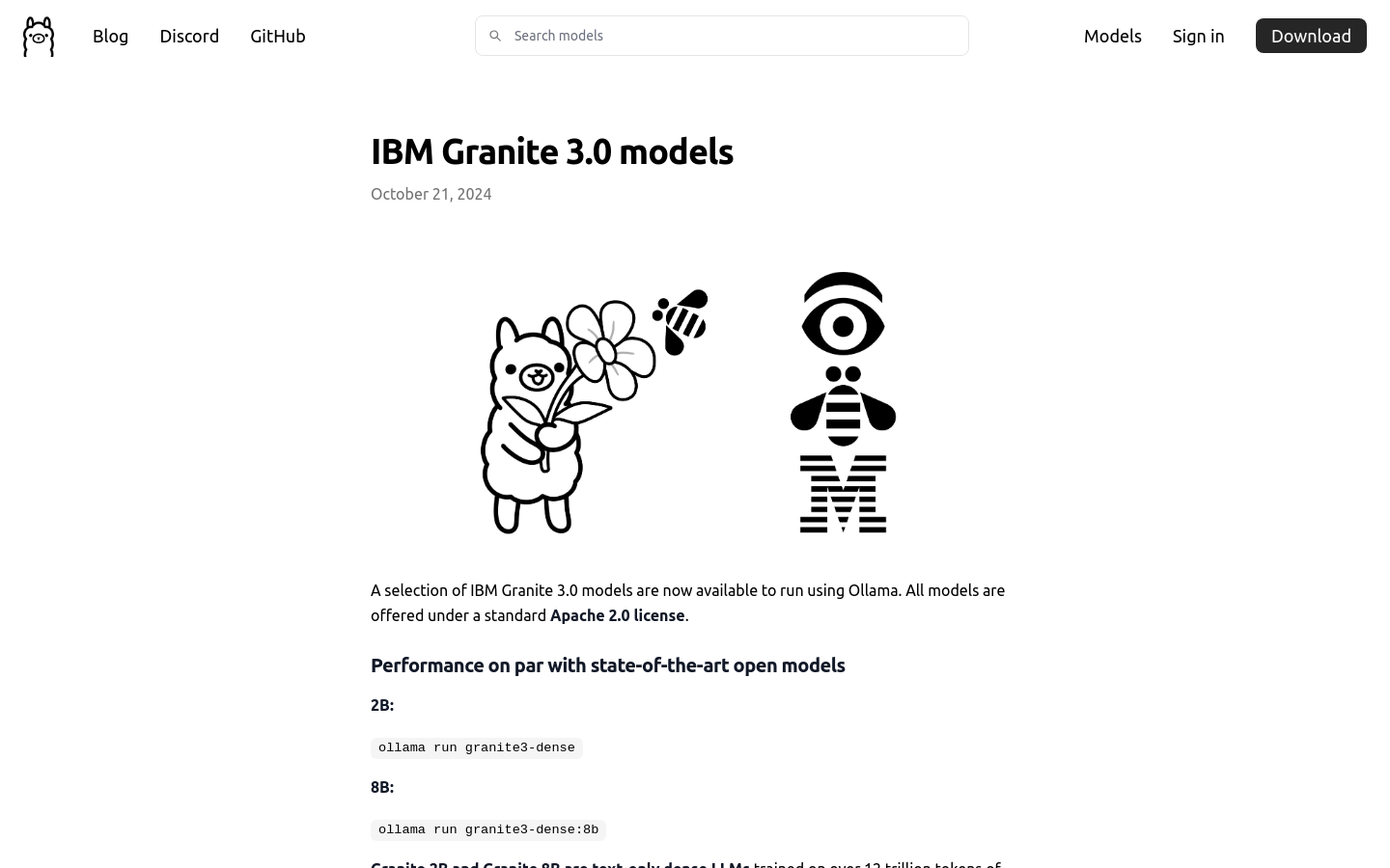 IBM Granite 3.0 Models