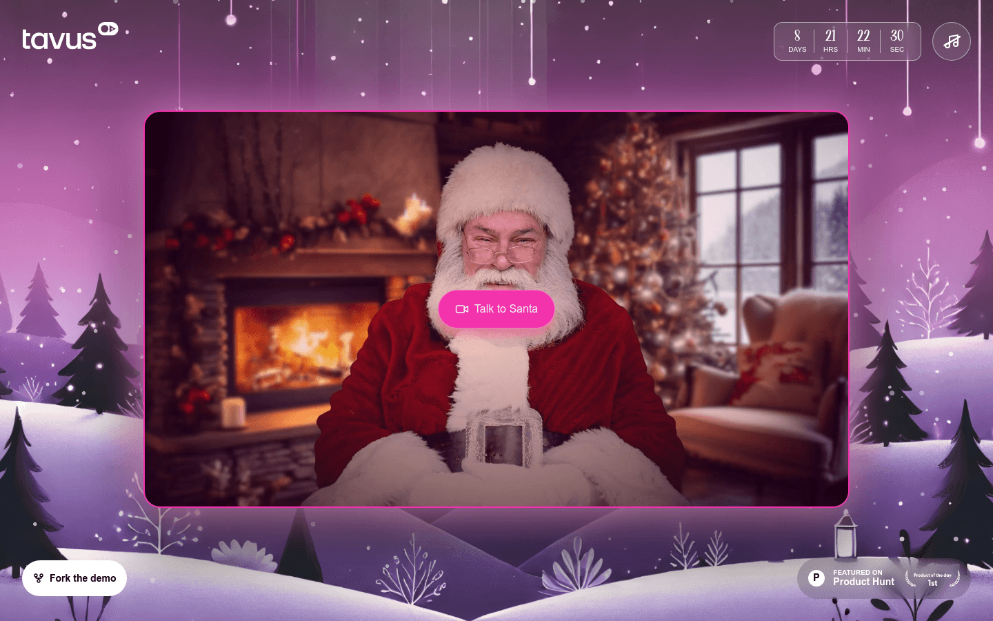 AI Santa By Tavus