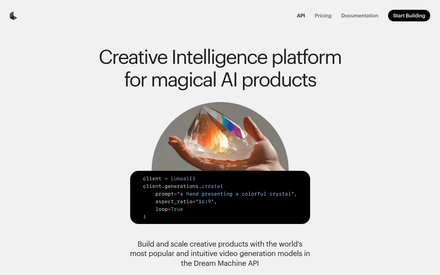 Dream Machine API