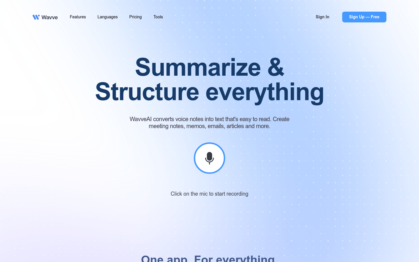 Wavve AI