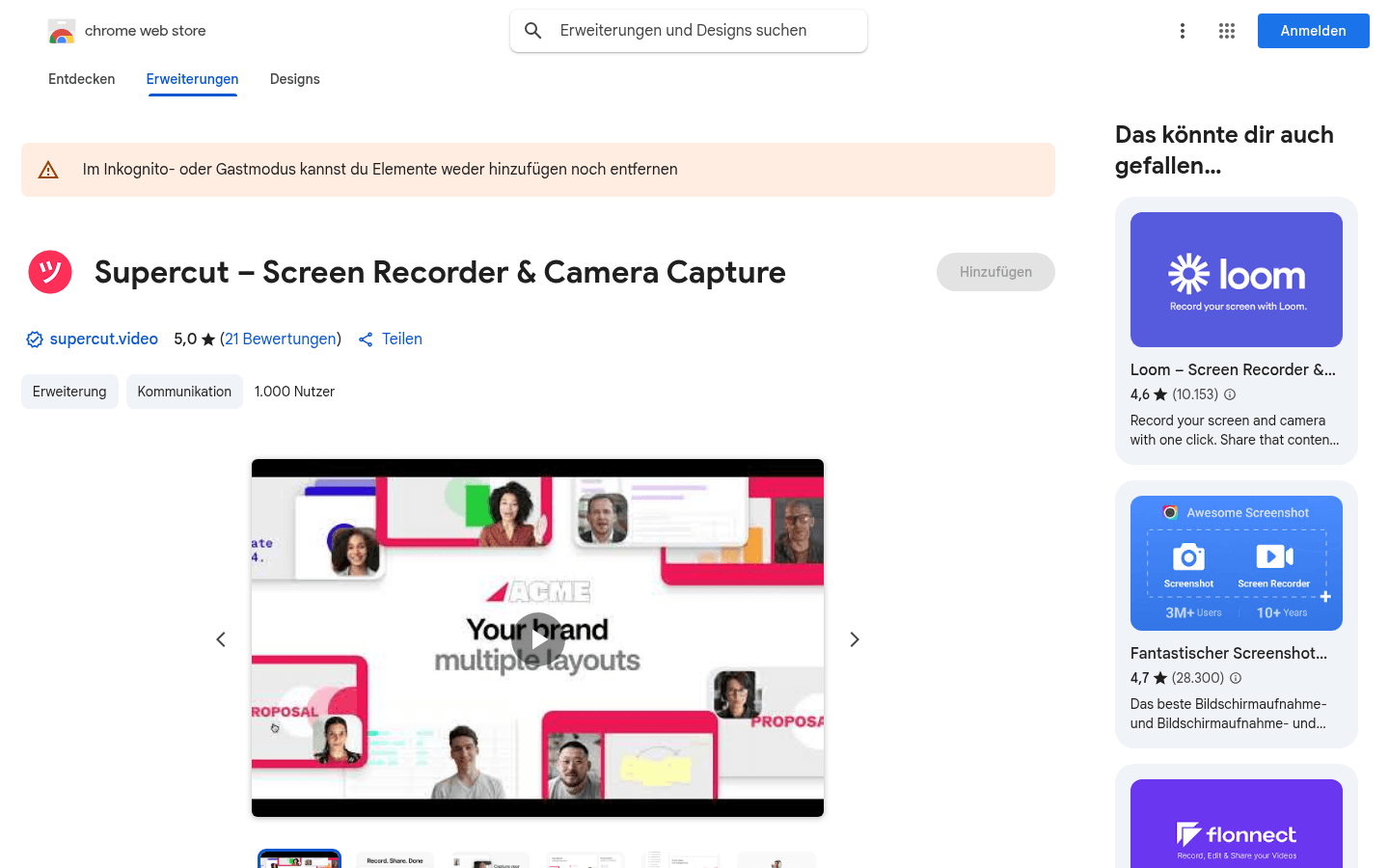 Supercut – Screen Recorder & Camera Capture