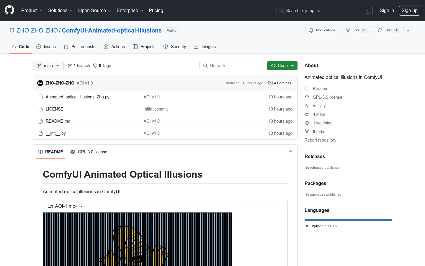 Comfyui Animated Optical Illusions