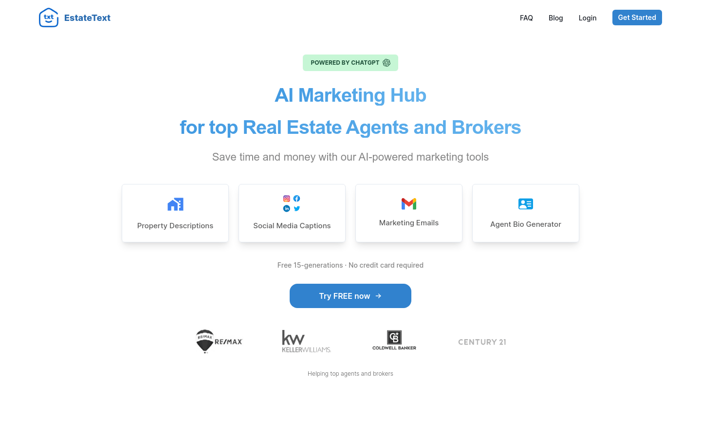 Estatetext