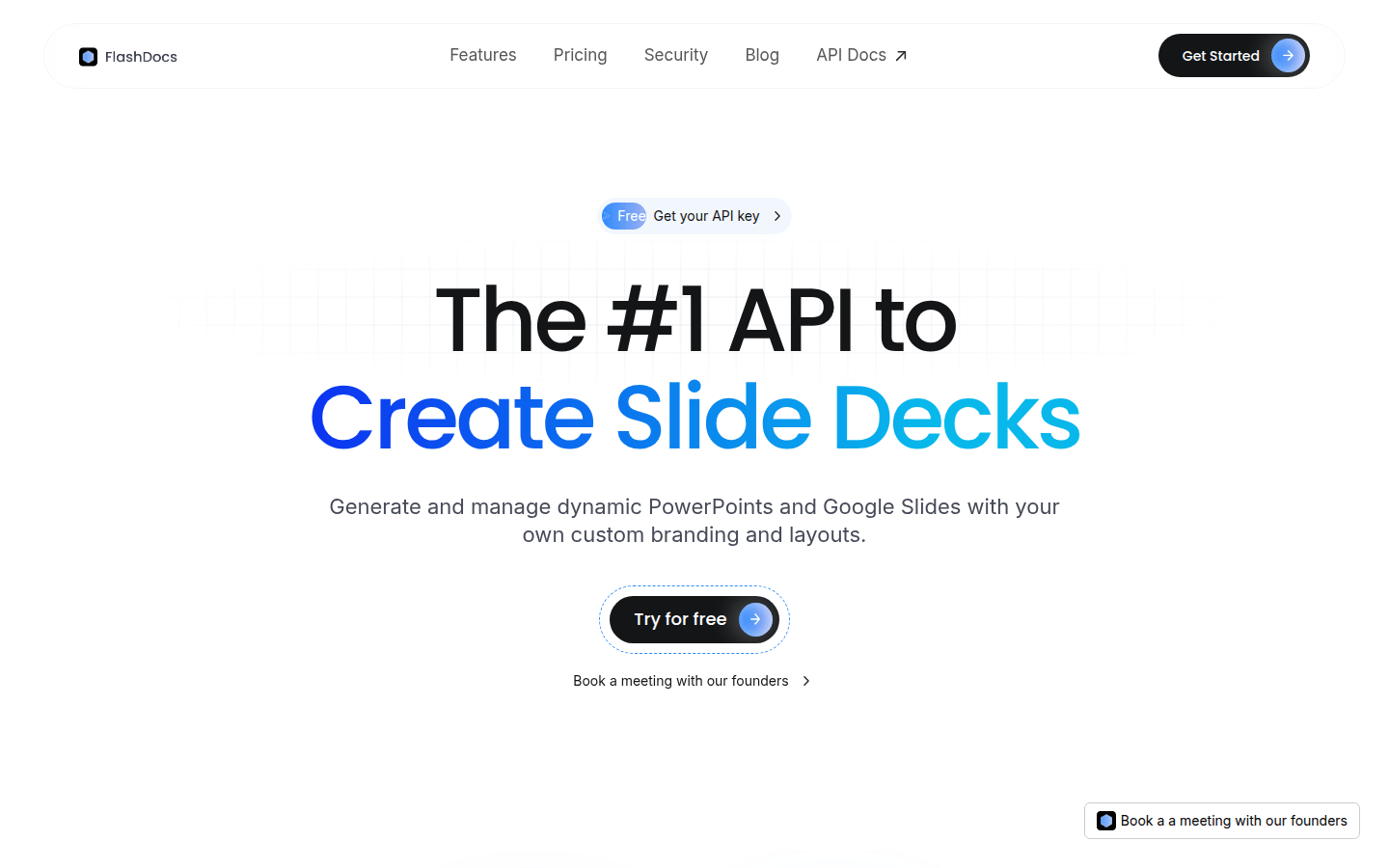 Flashdocs API