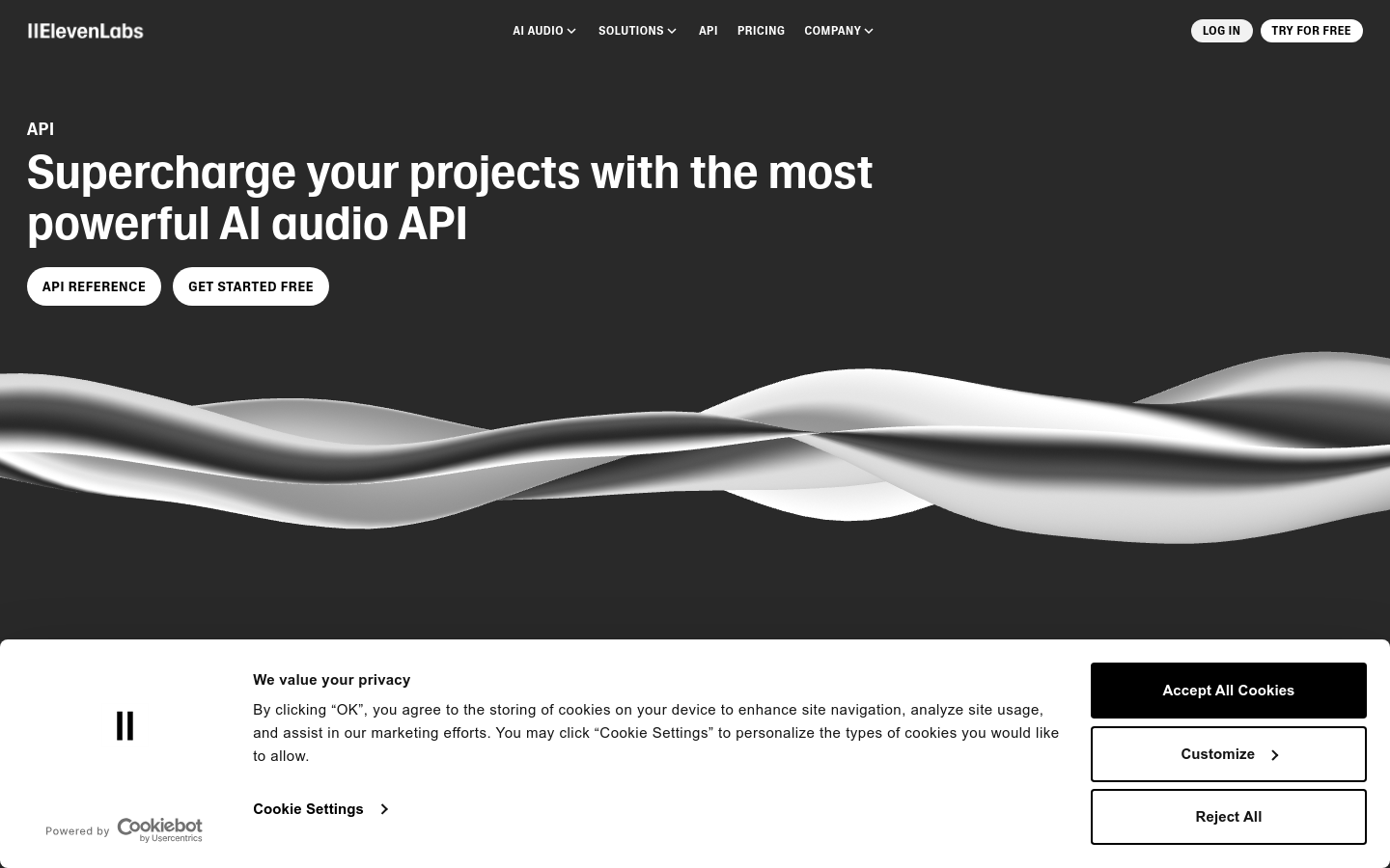 Elevenlabs AI Audio API 