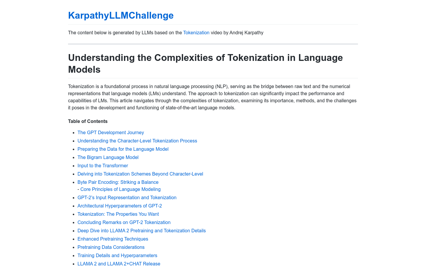 Karpathyllmchallenge