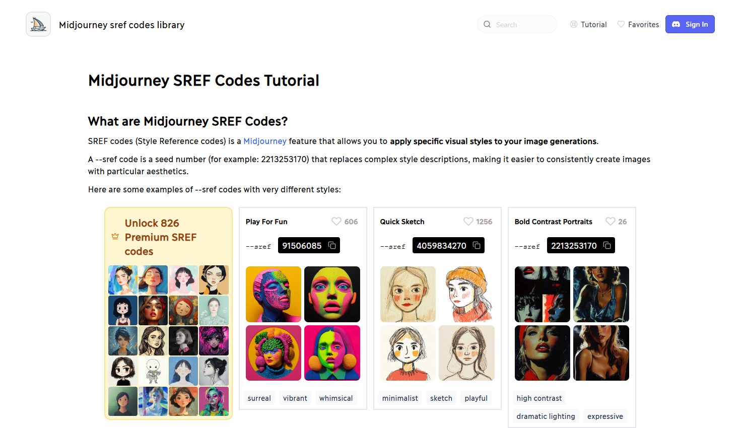 Midjourney SREF Codes Tutorial