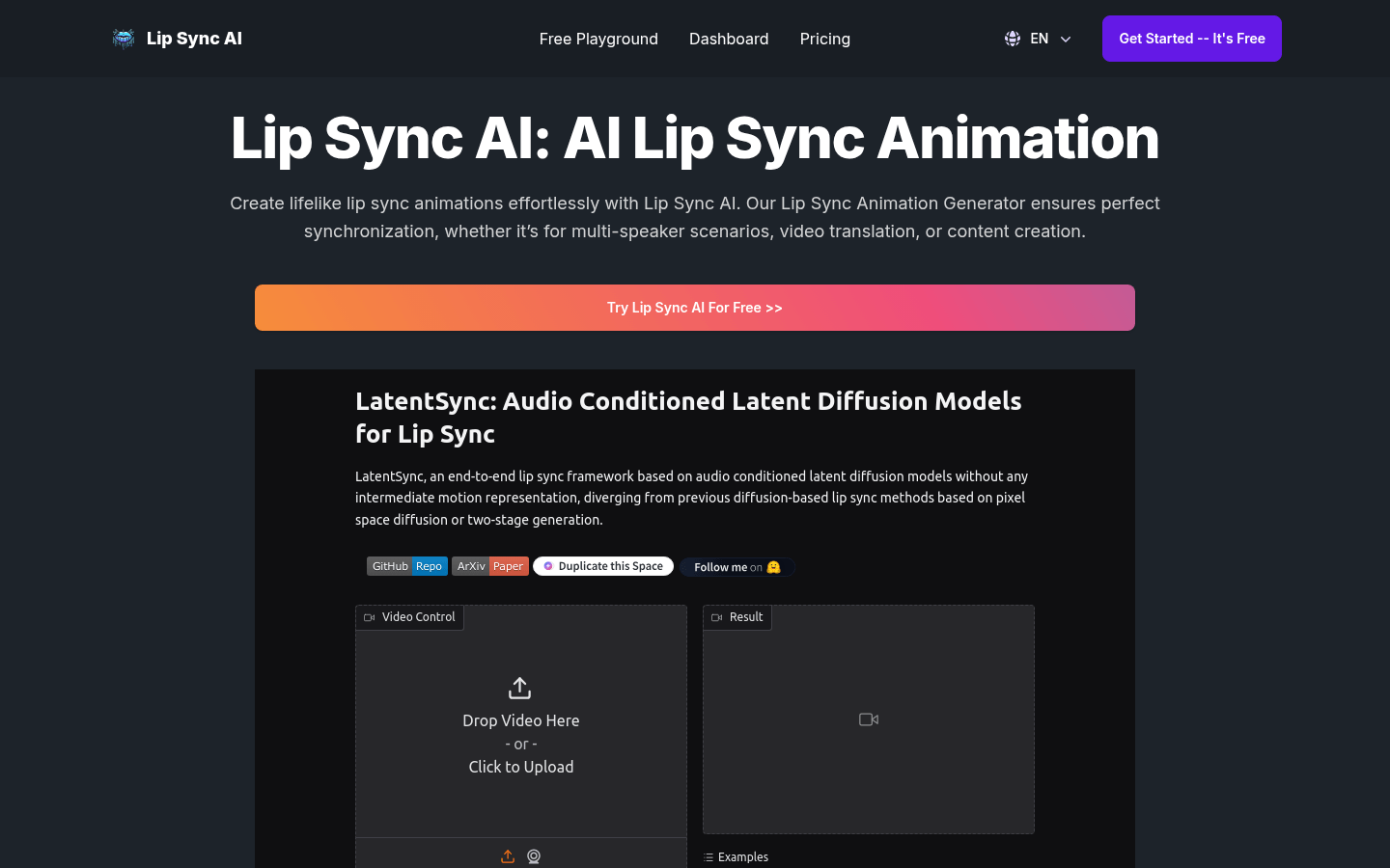 Lip Sync AI