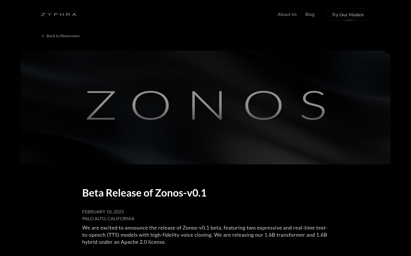 Zonos V0.1
