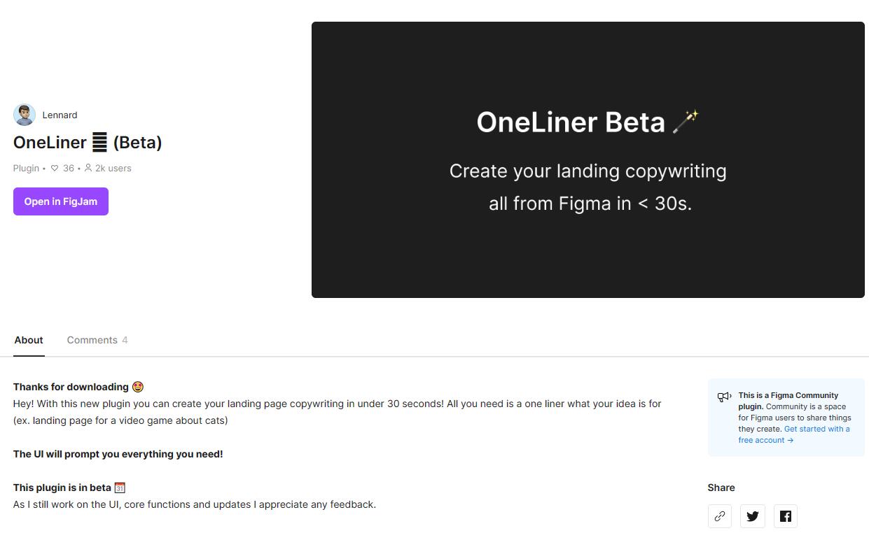 Oneliner (Beta)
