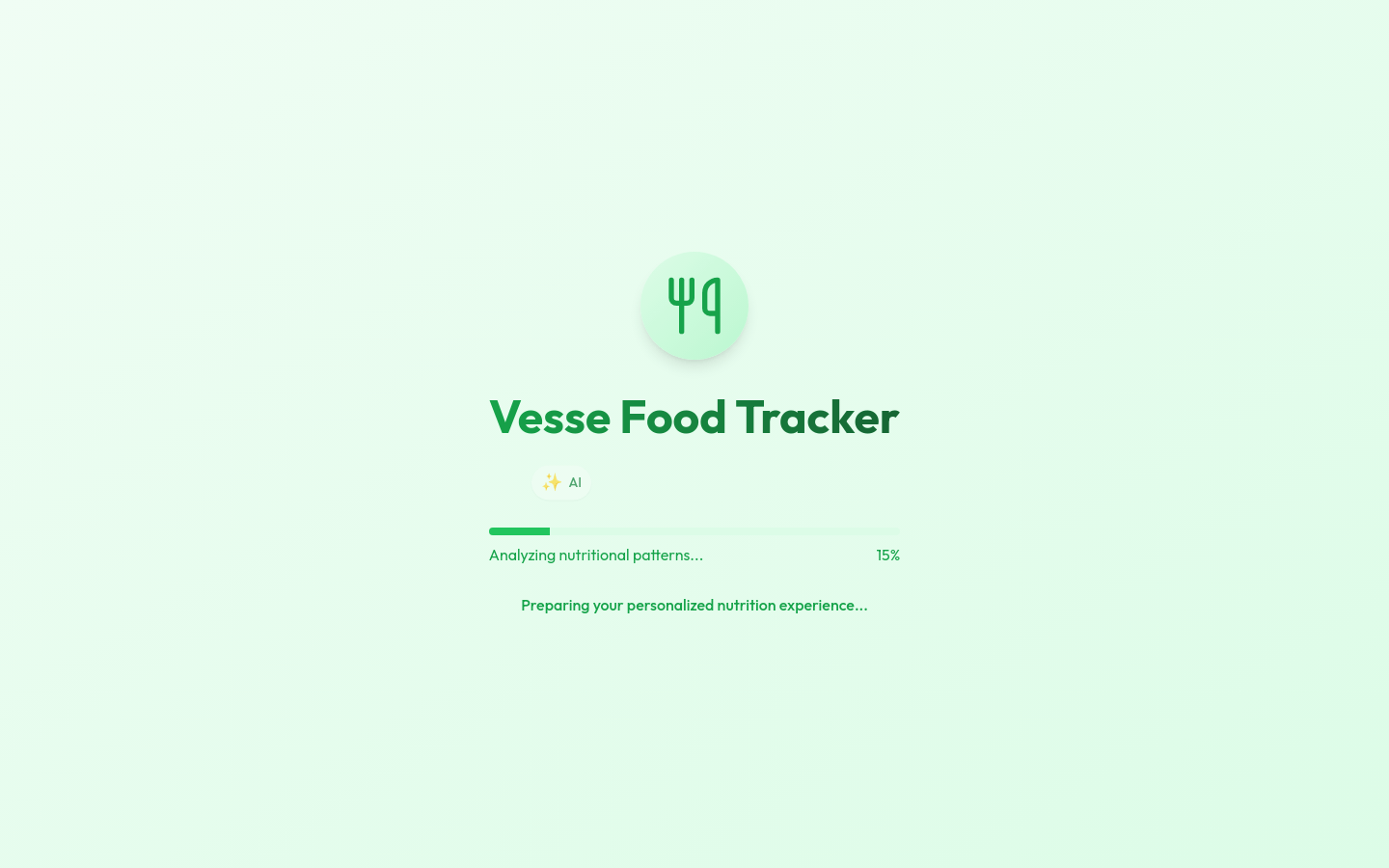 Vesse Food Tracker