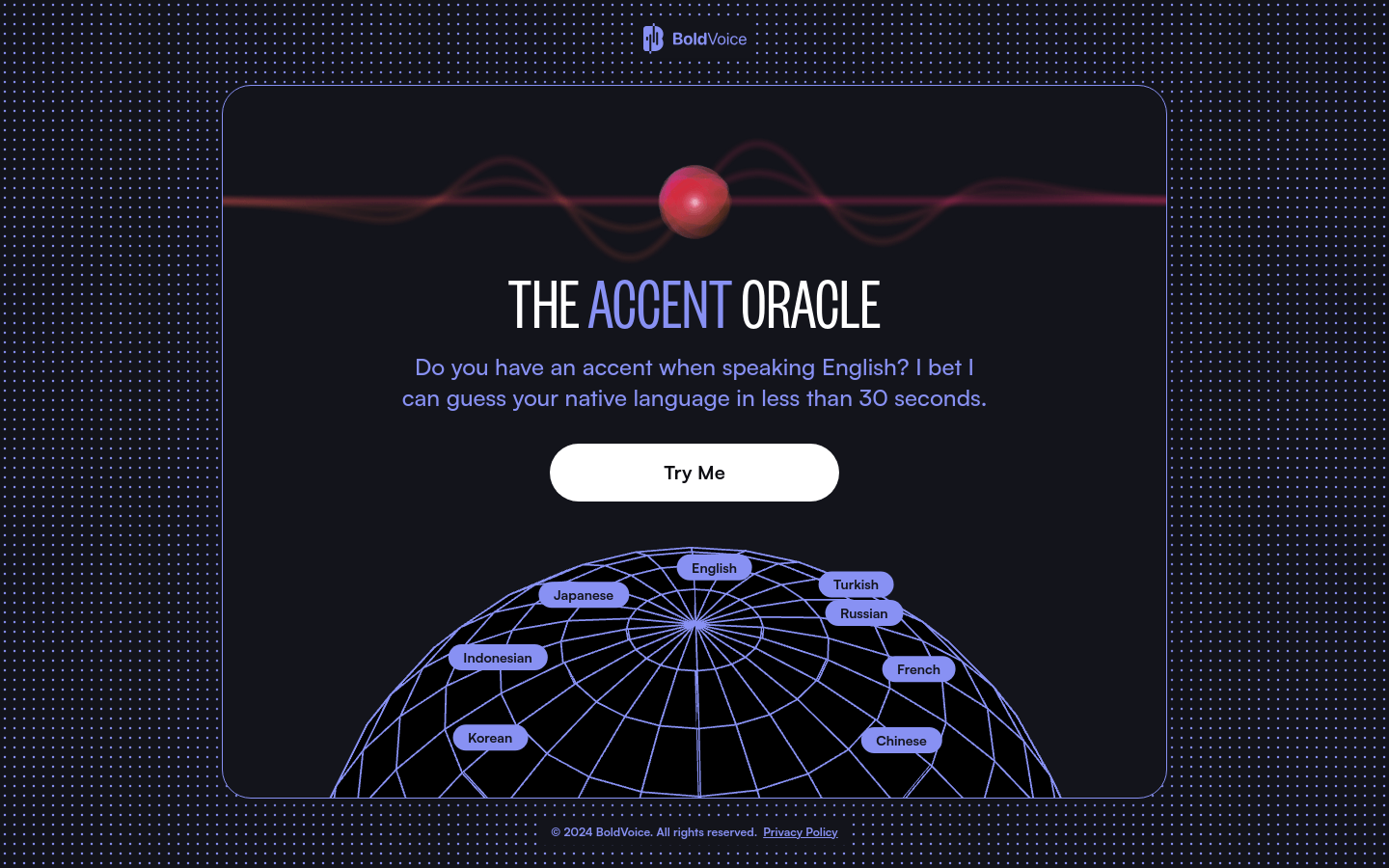 Boldvoice Accent Oracle