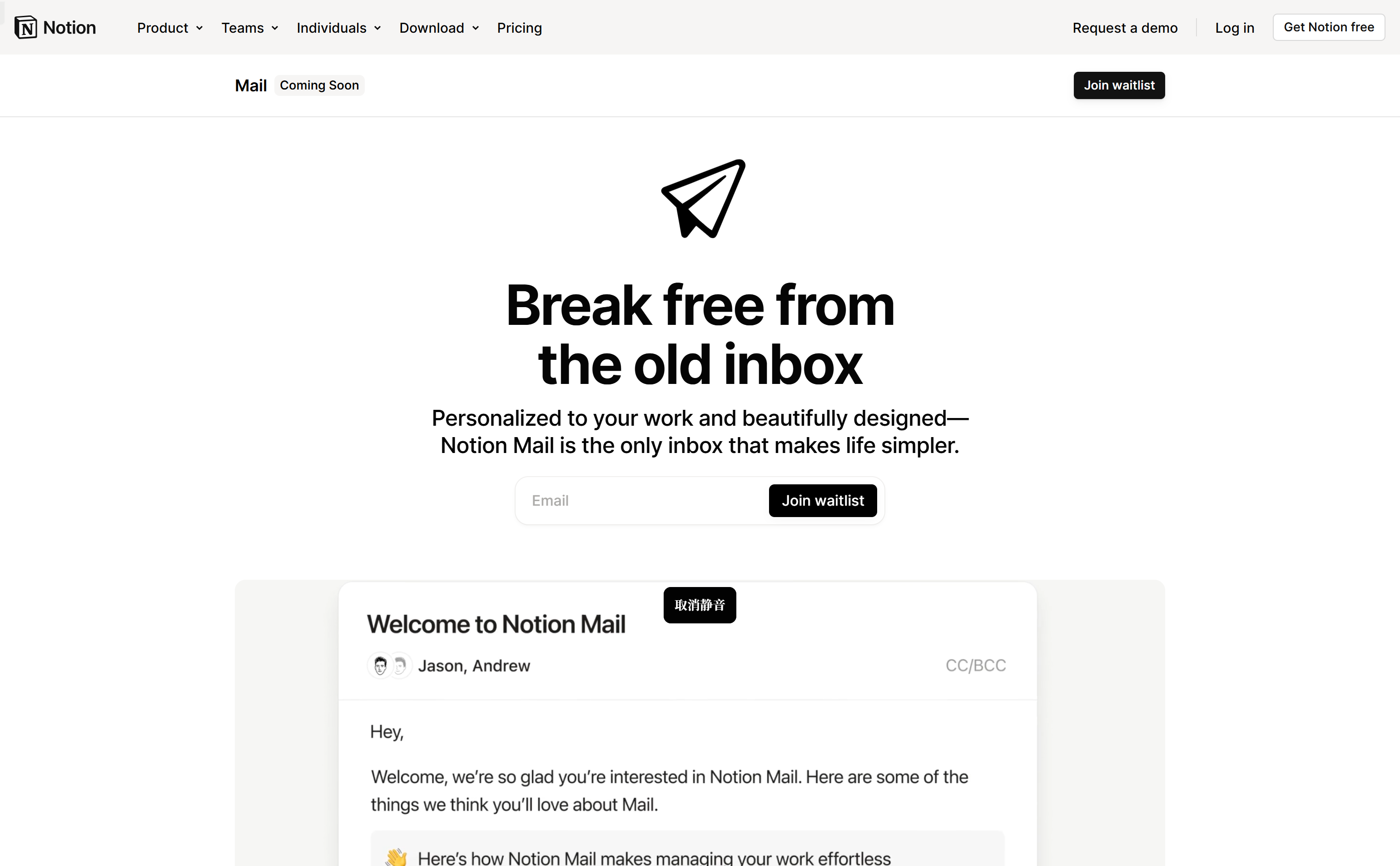 Notion Mail