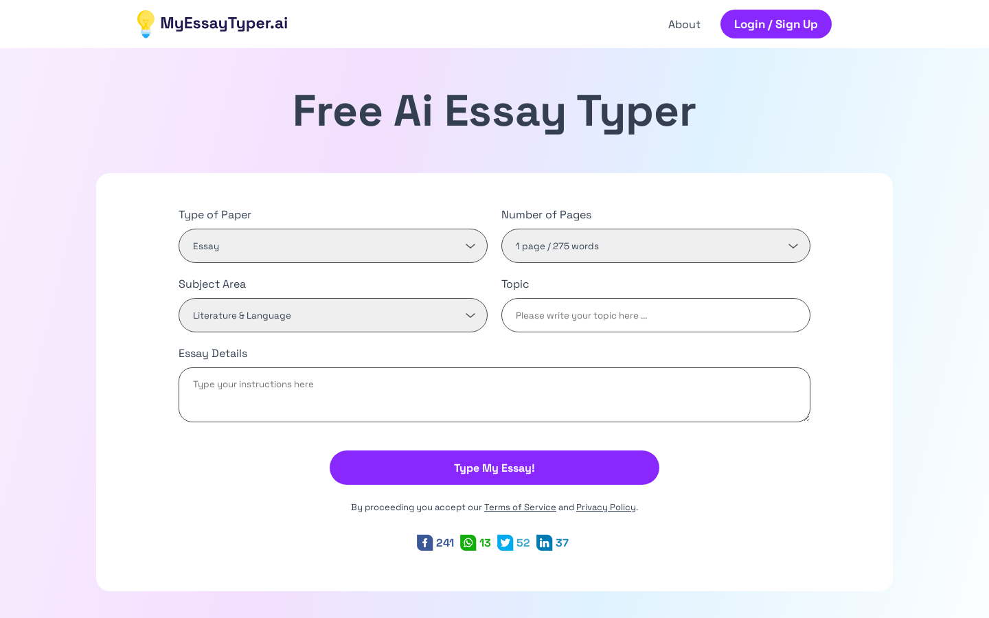 Myessaytyper.ai