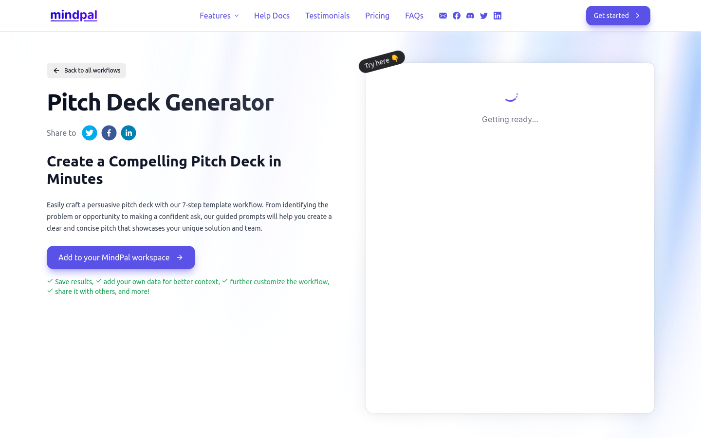 Pitch Deck Generator