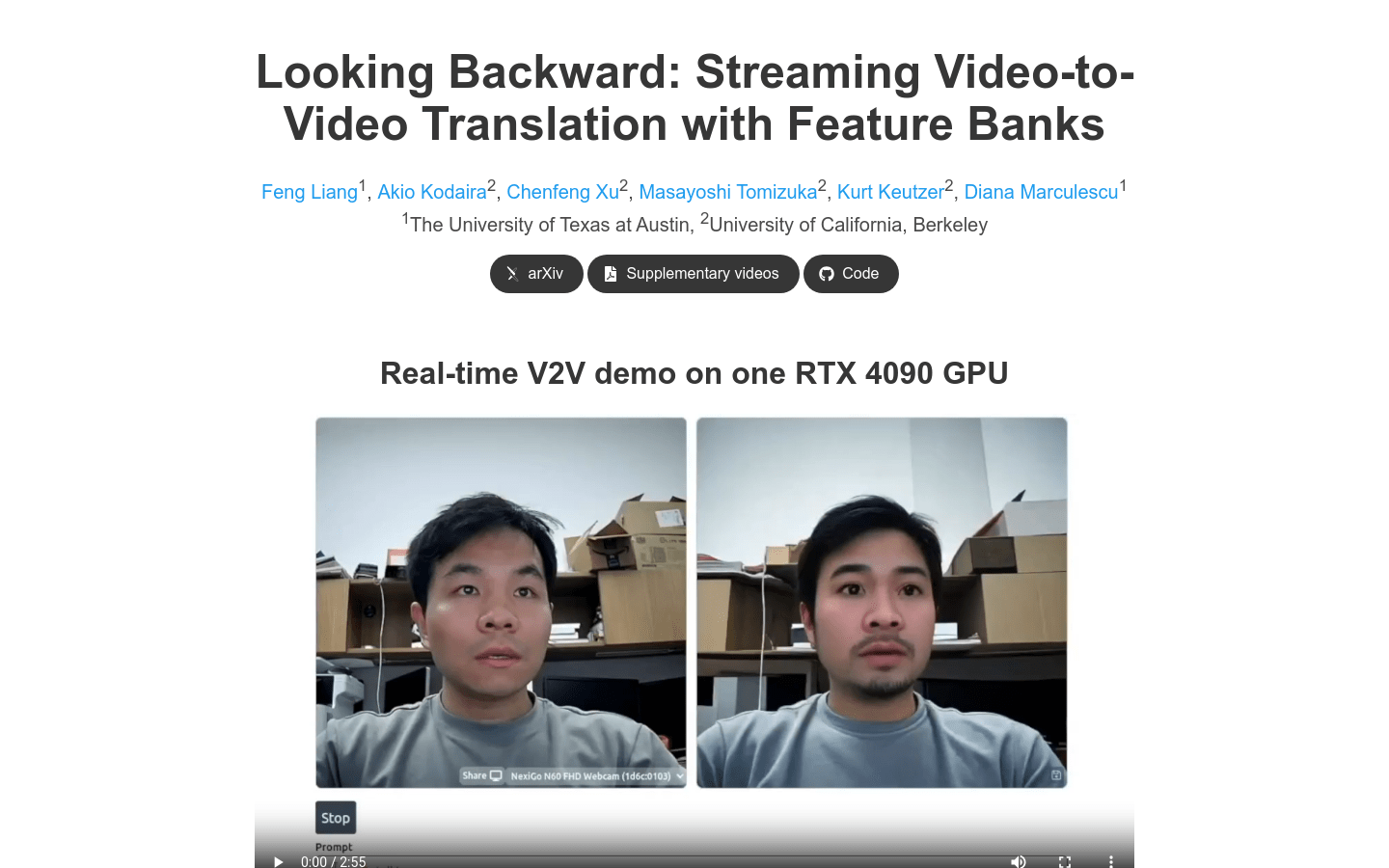 Streamv2v