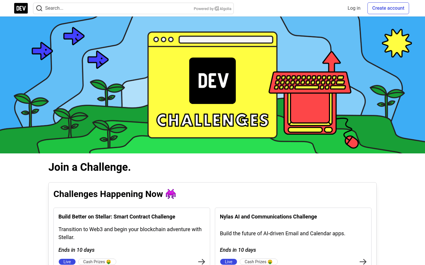 DEV Challenges