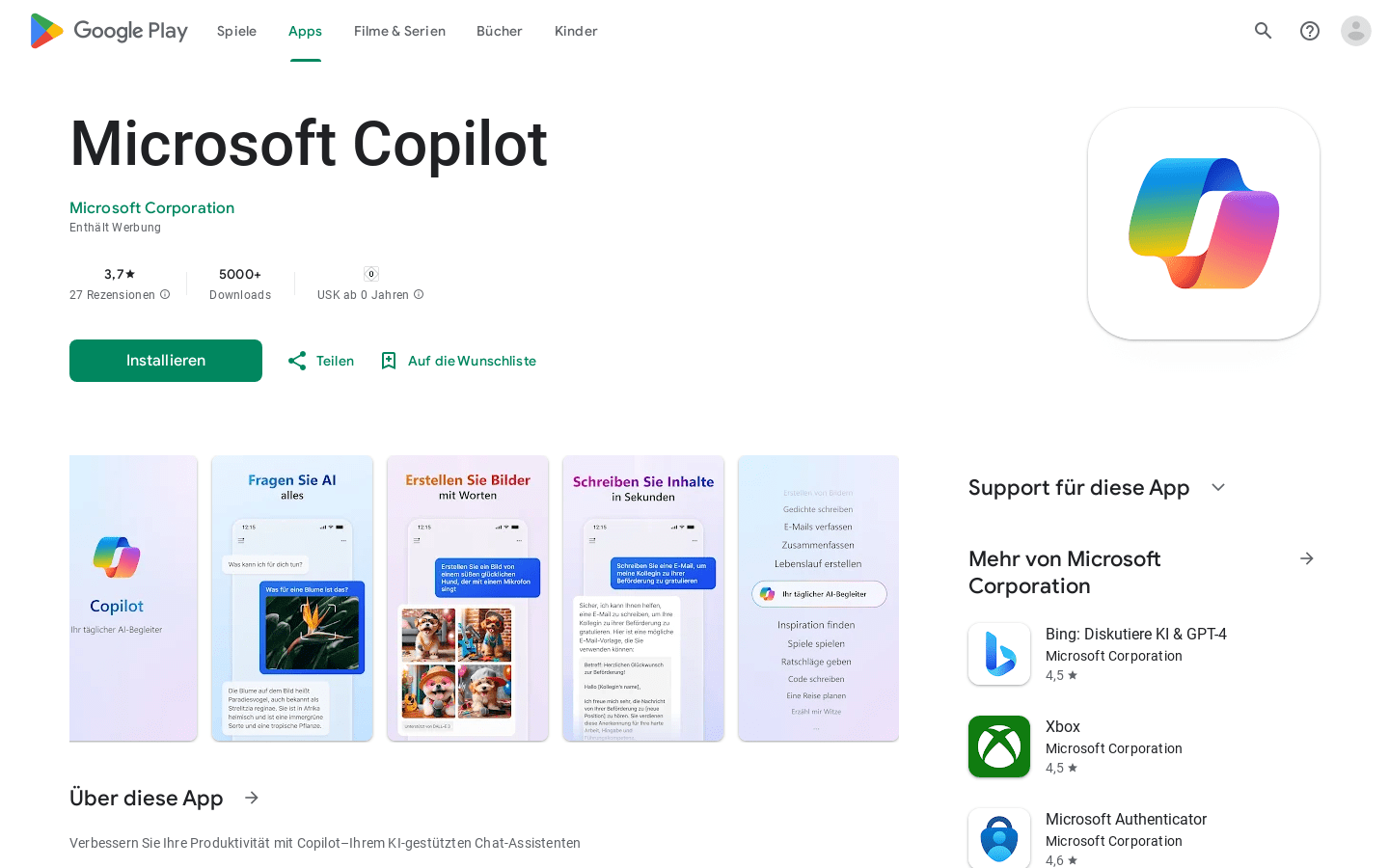 Microsoft Copilot App