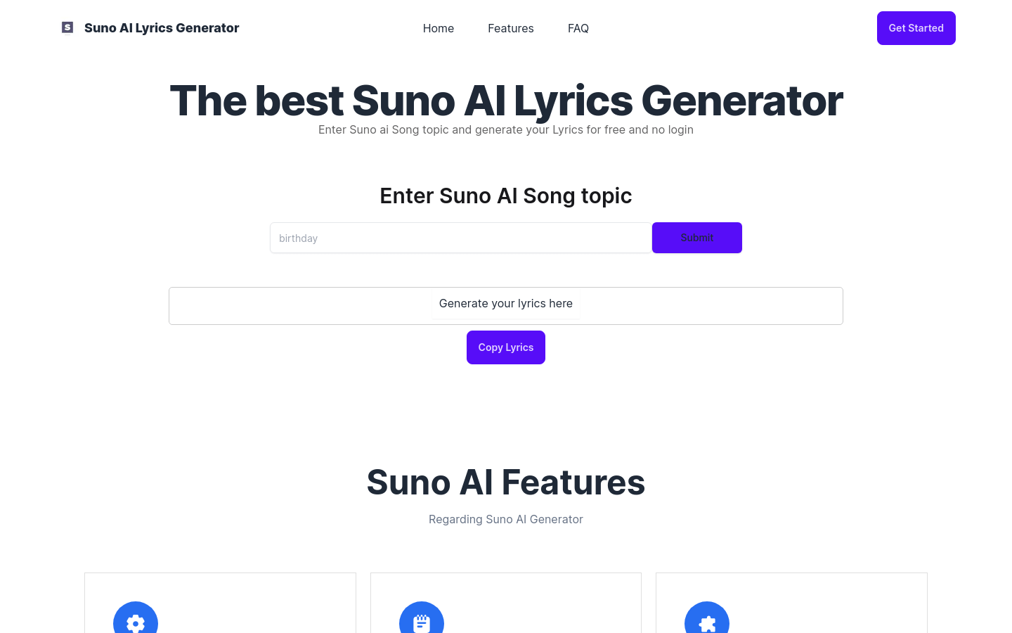 The Best Suno AI Lyrics Generator