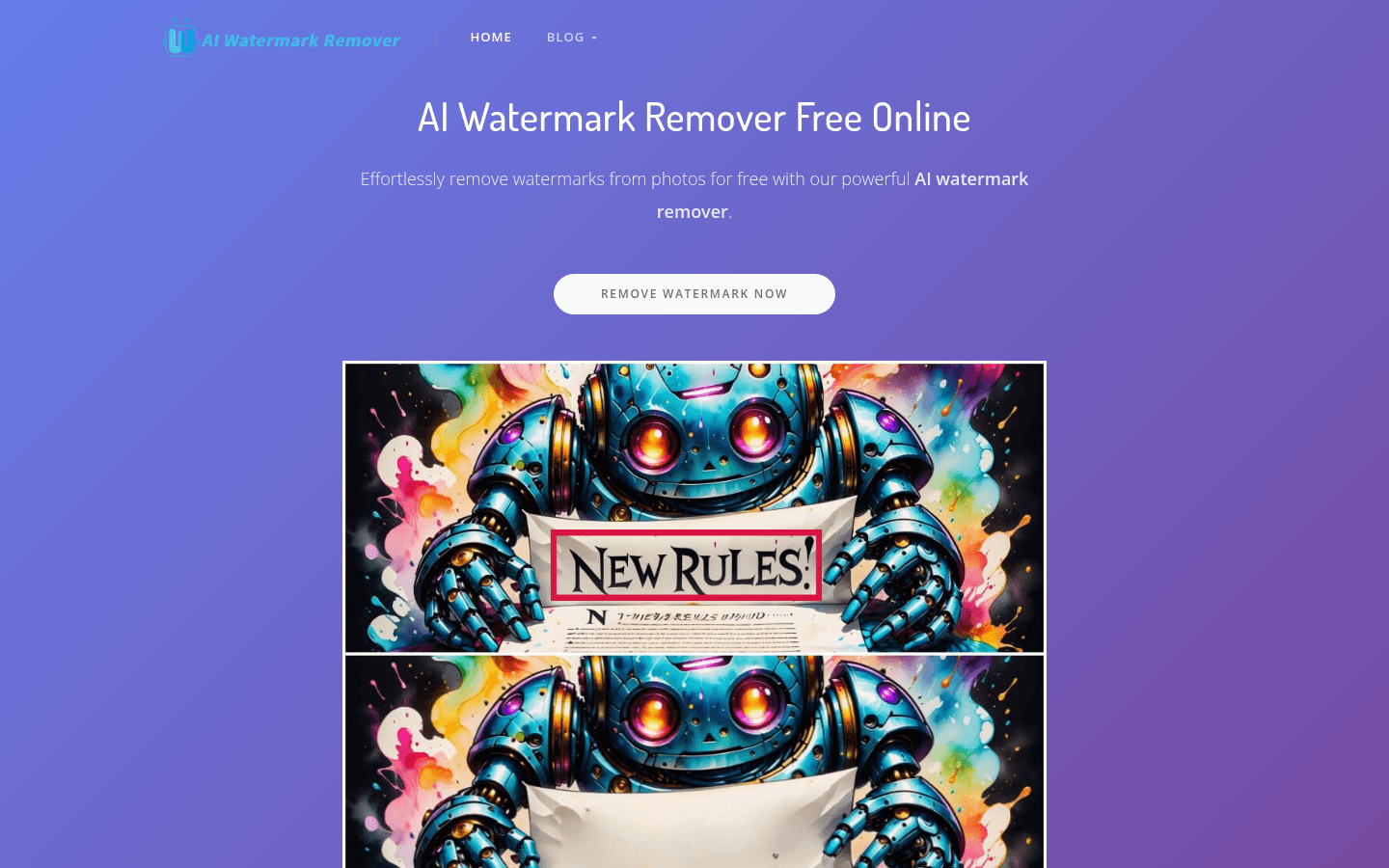 AI Watermark Remover