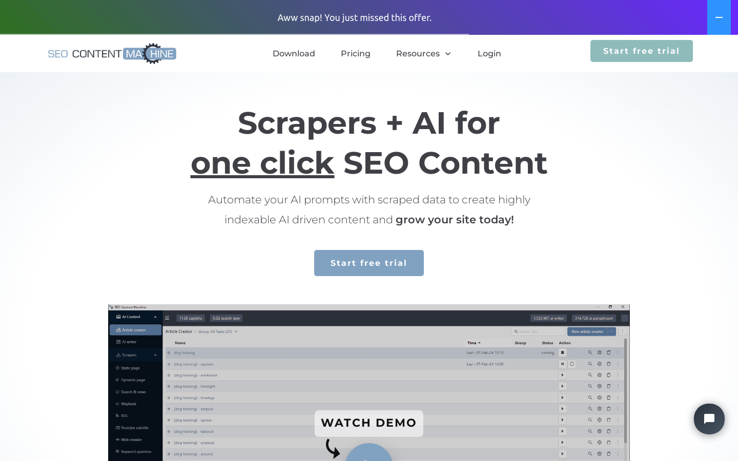 SEO Content Machine