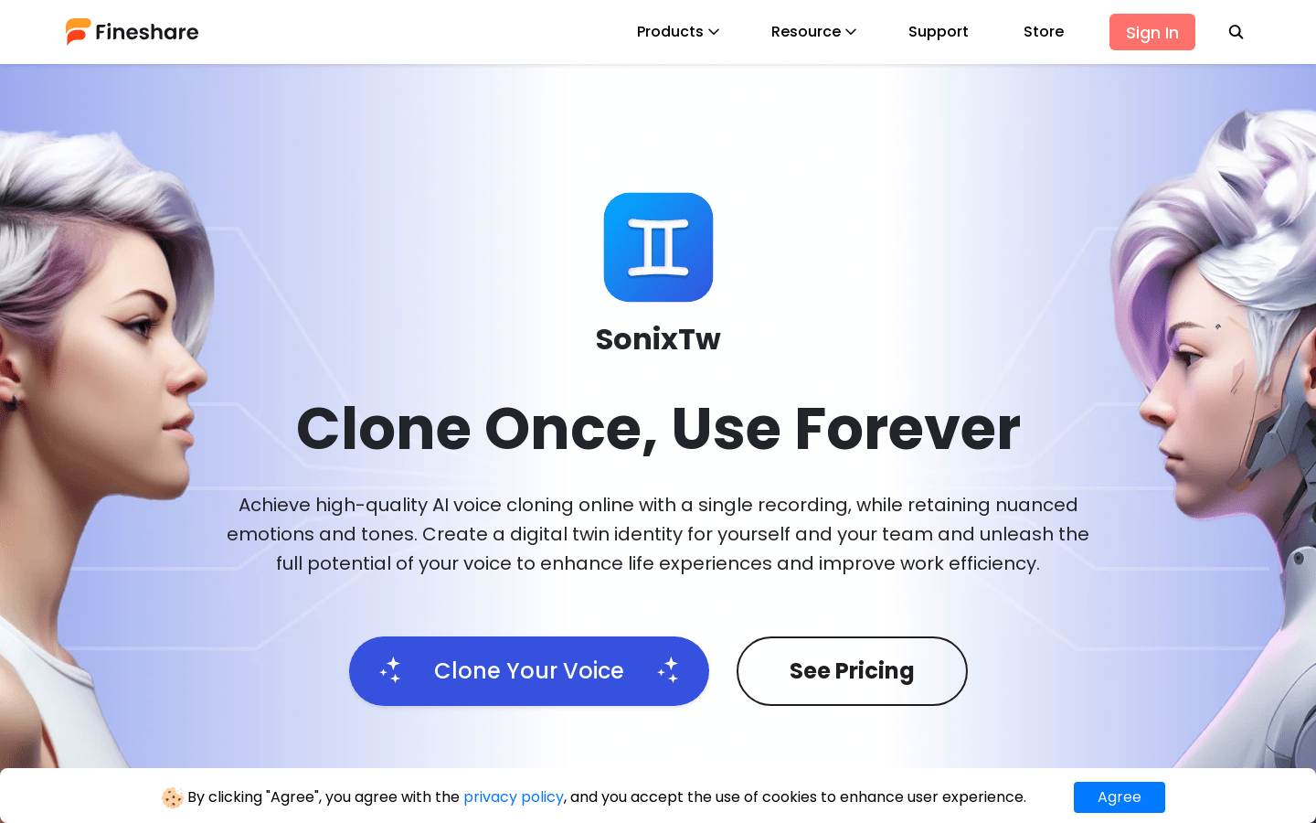 Fineshare SonixTw