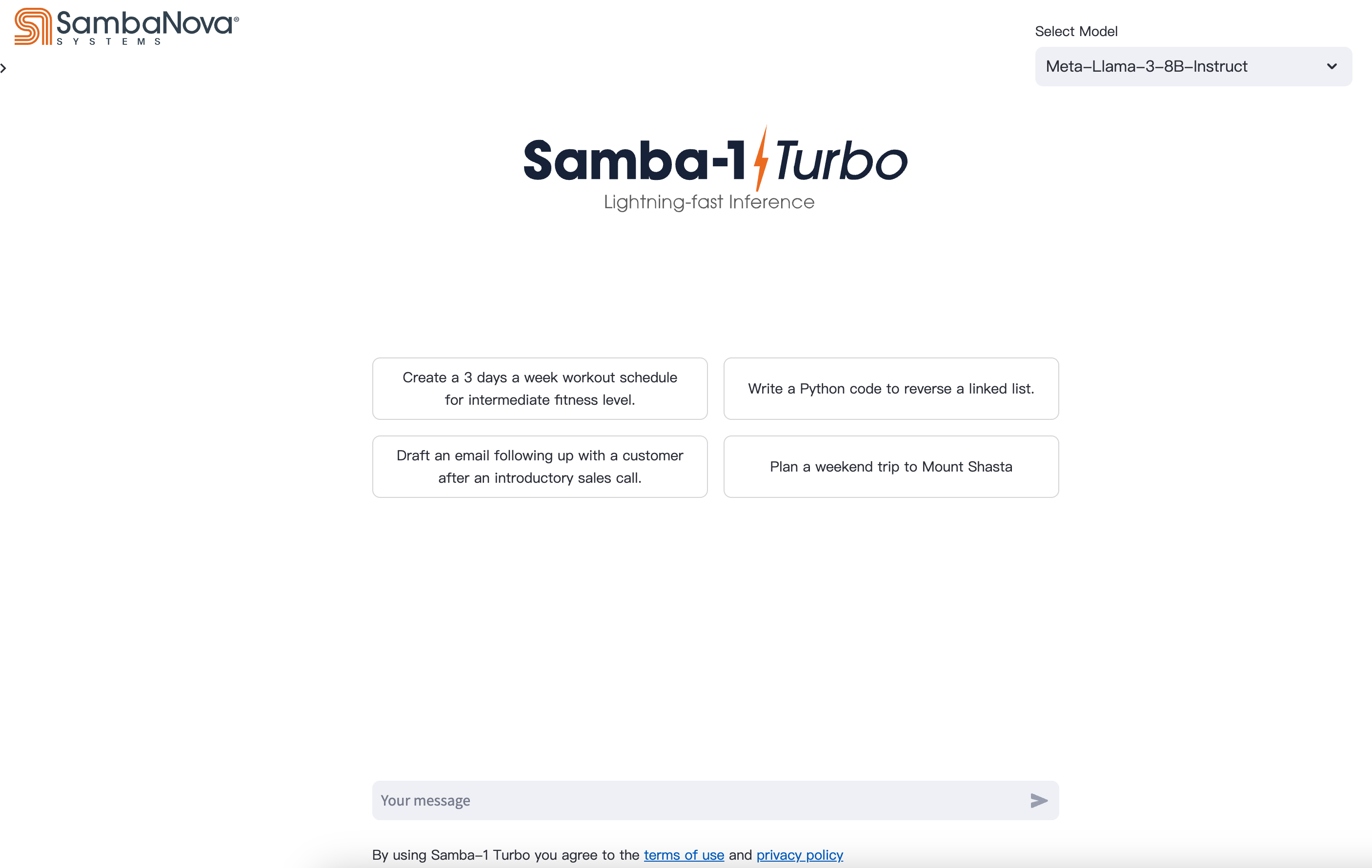 Samba 1 Turbo