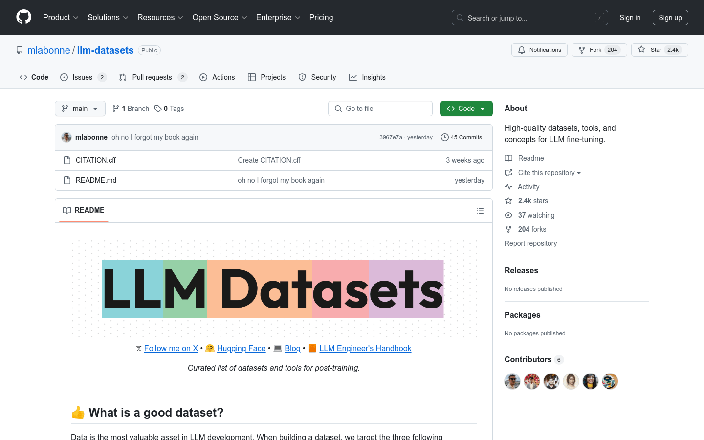 Llm Datasets