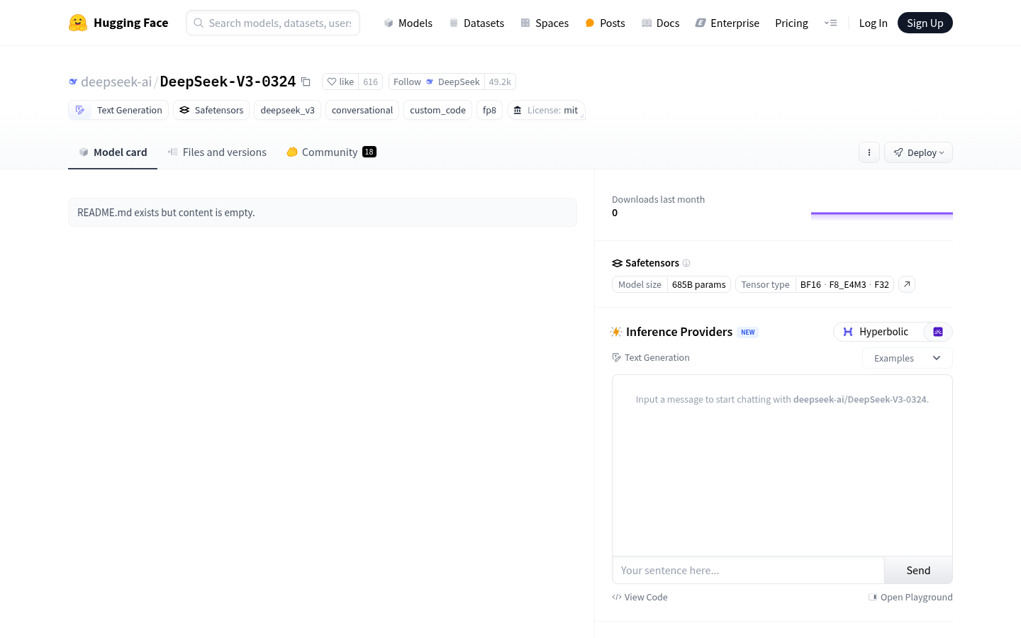 Deepseek V3 0324