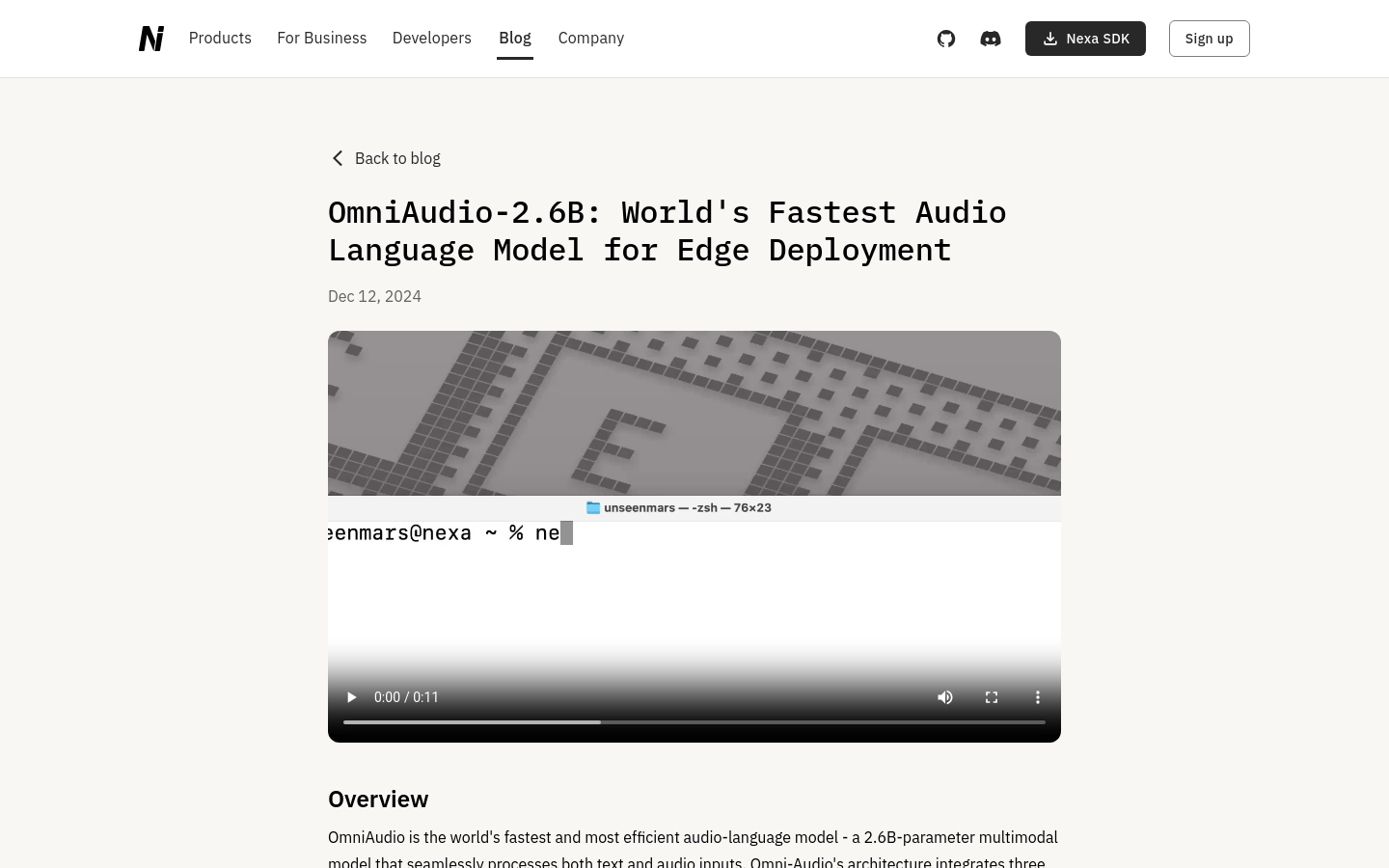 Omniaudio 2.6B