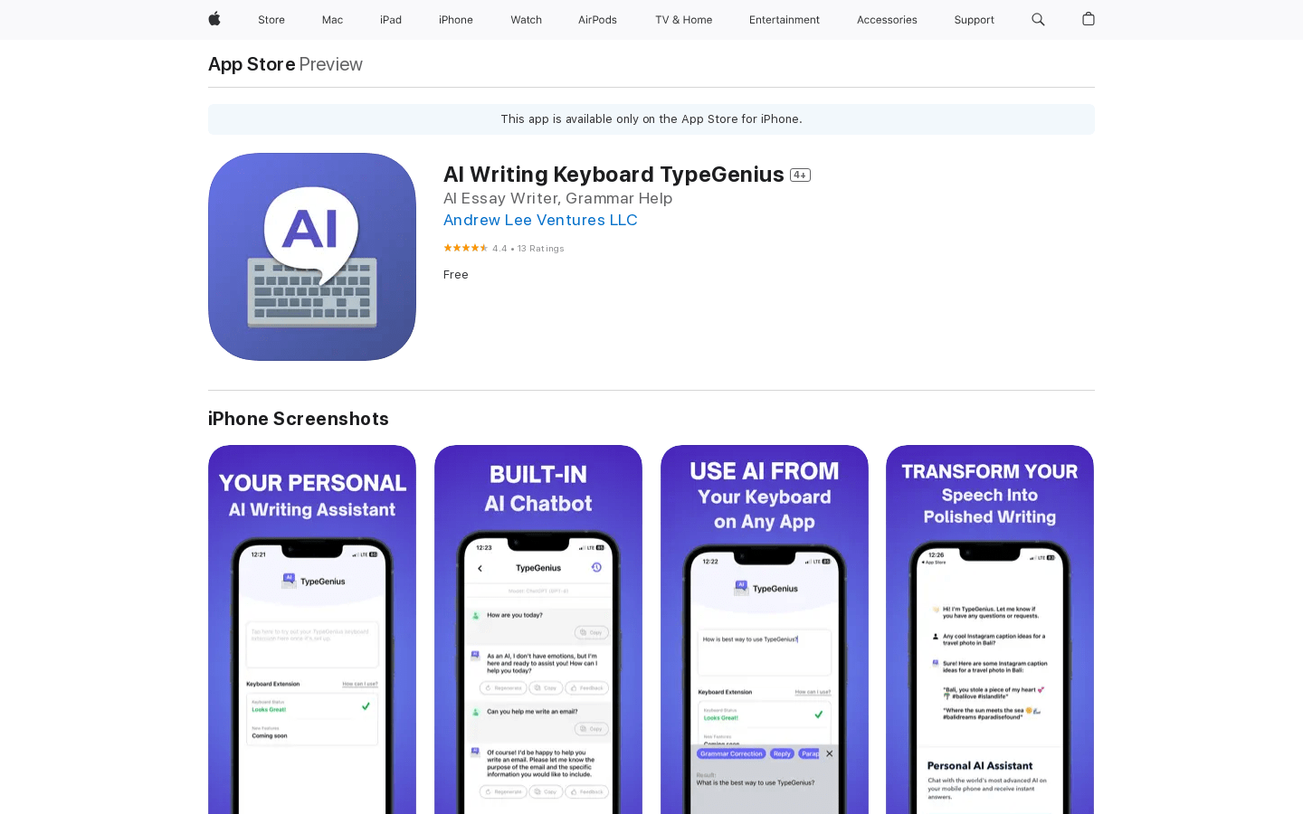 Typegenius