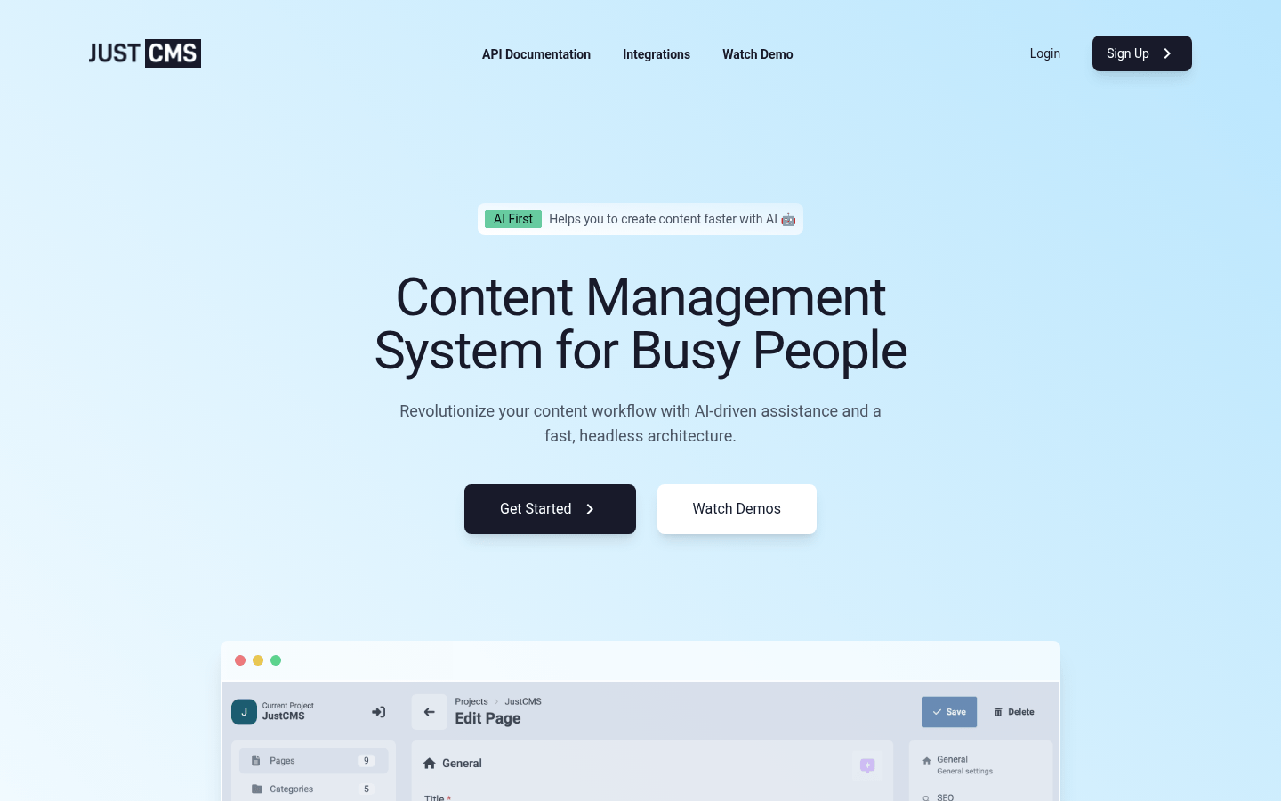 Justcms