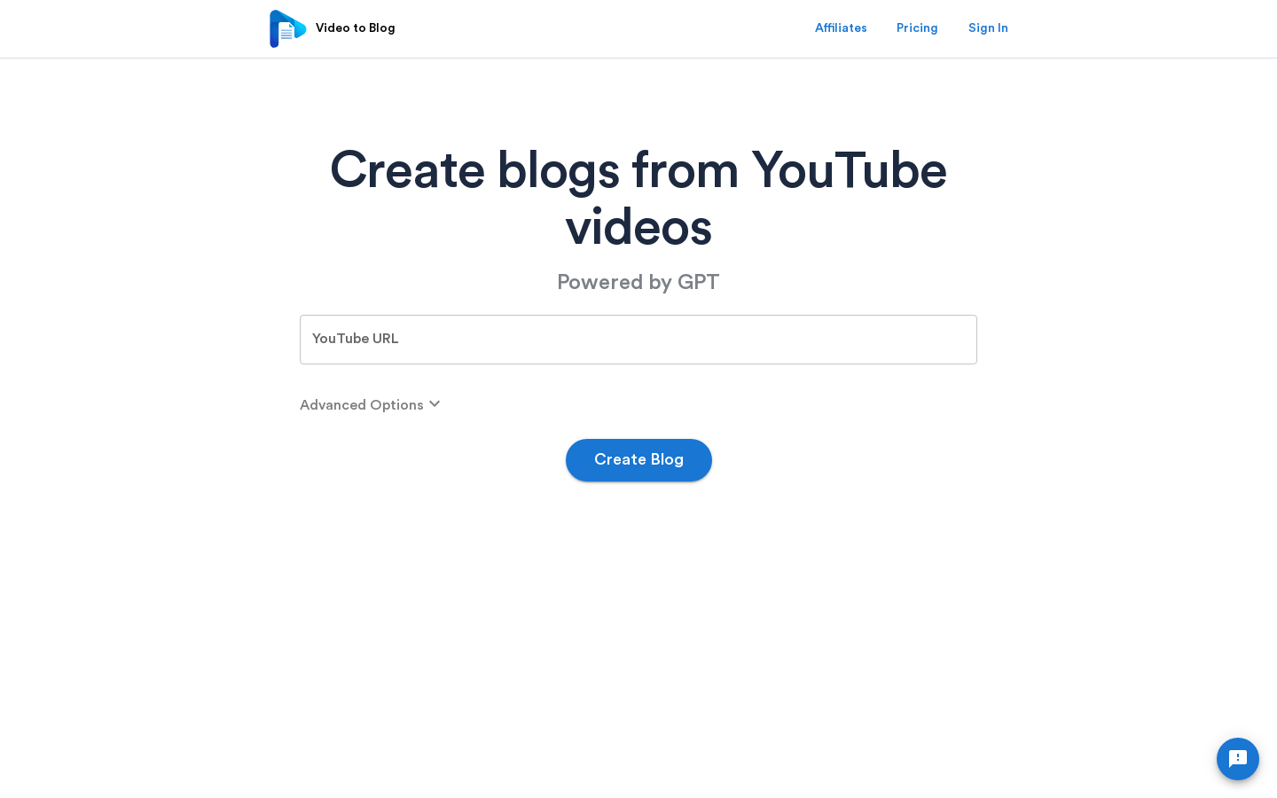 Video To Blog