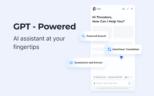 Cici, Browser AI Copilot.