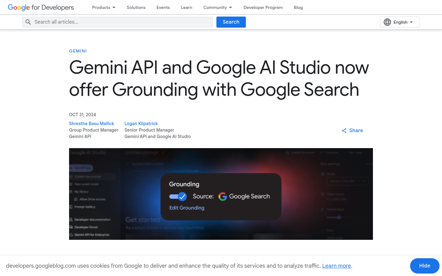 Grounding With Google Search