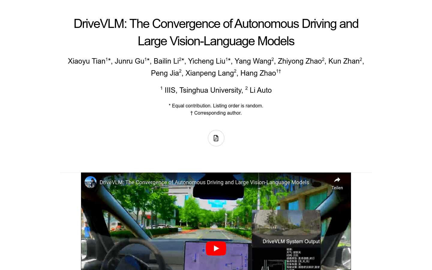 Drivevlm