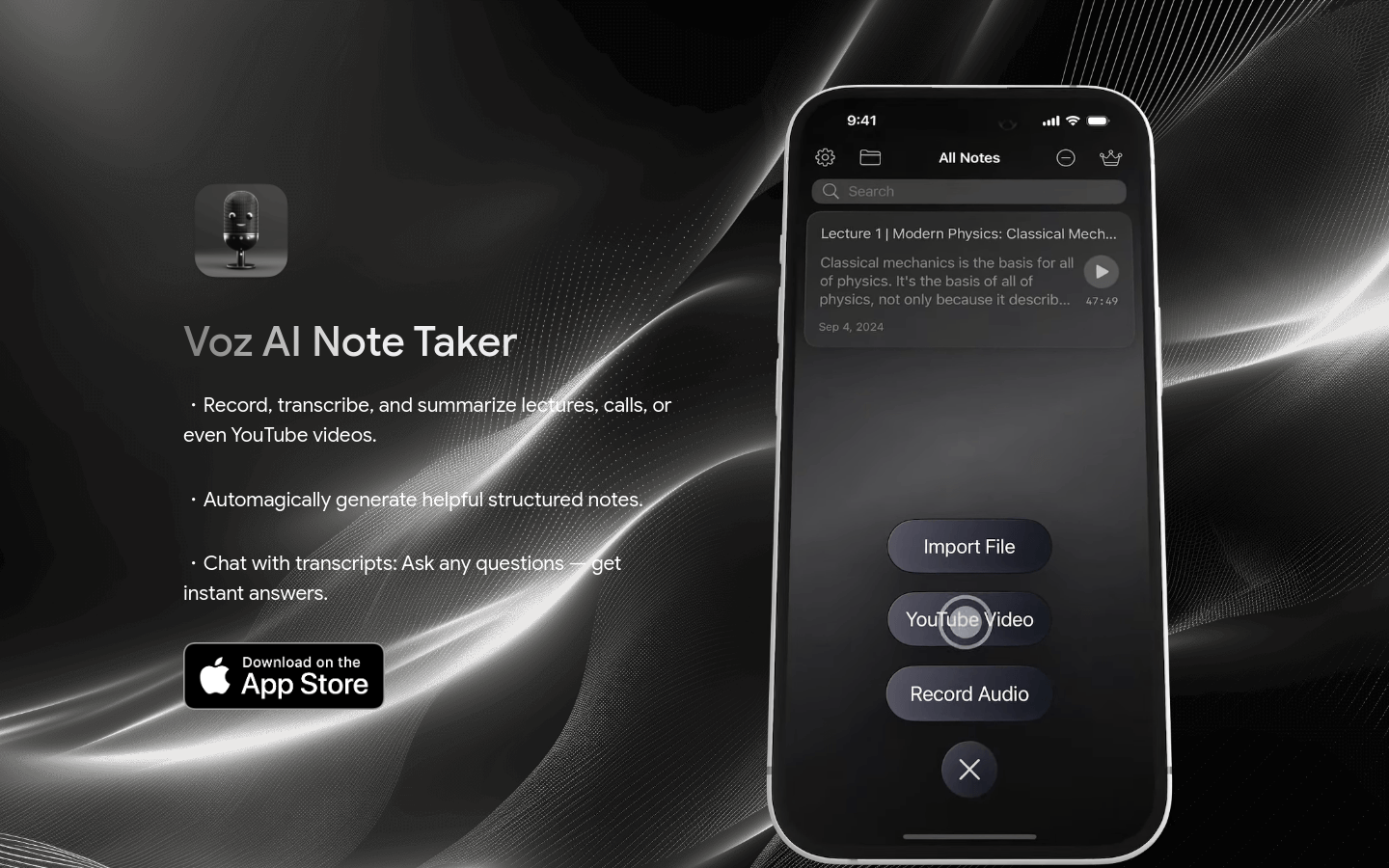 Voz AI Note Taker
