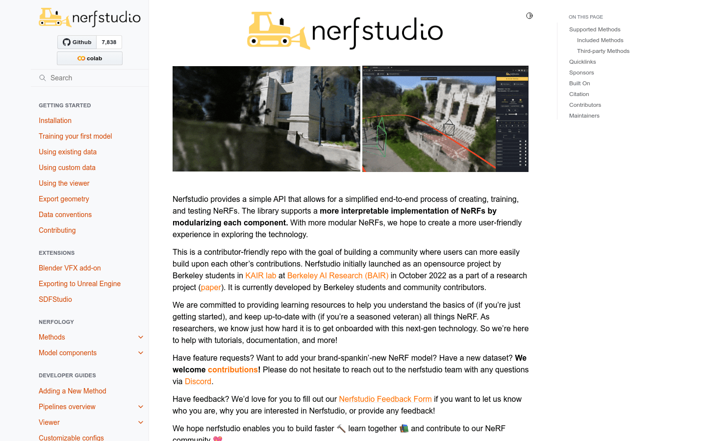 Nerfstudio