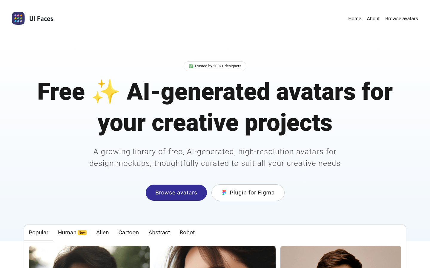 UI Faces