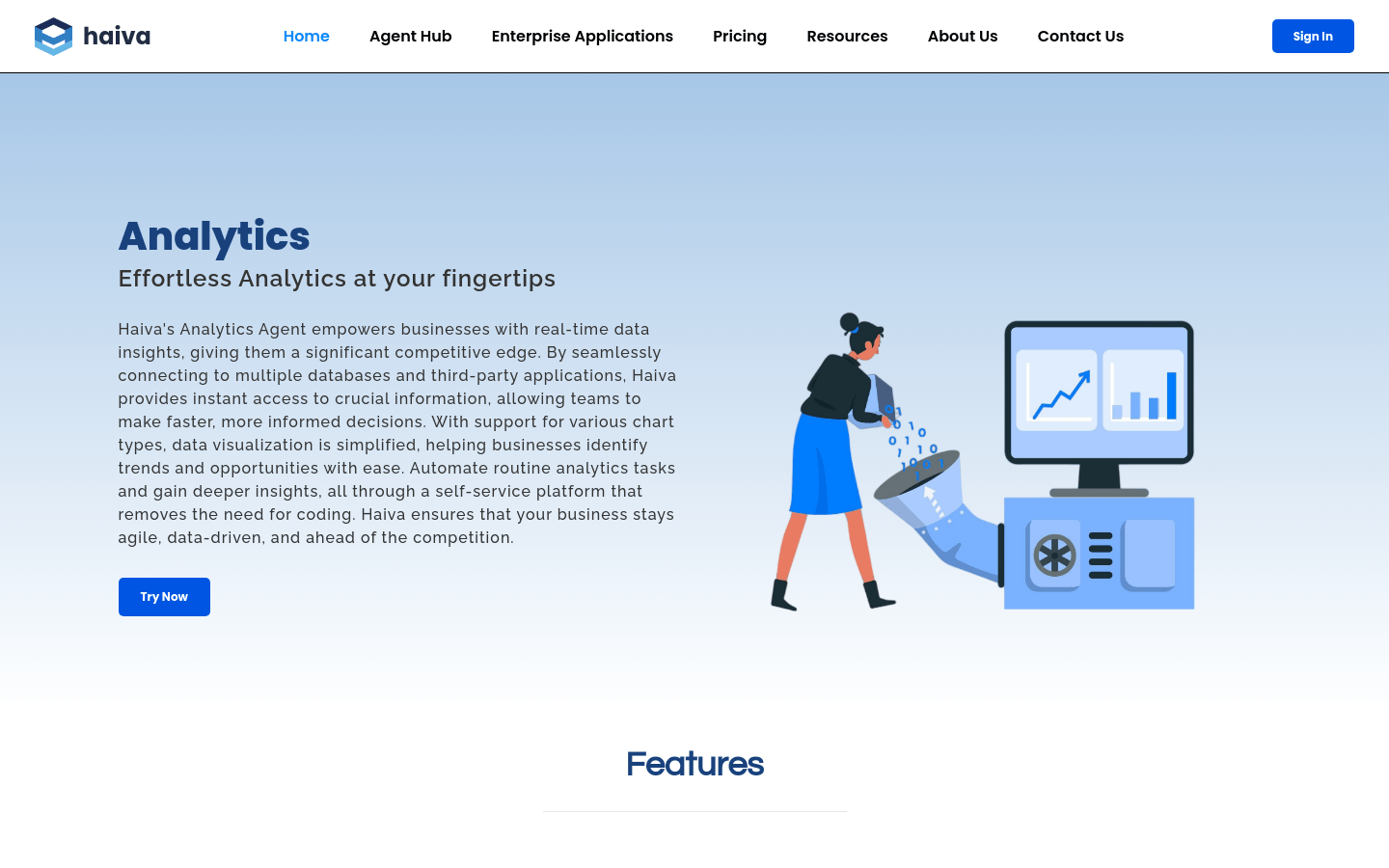 Haiva Analytics Agent