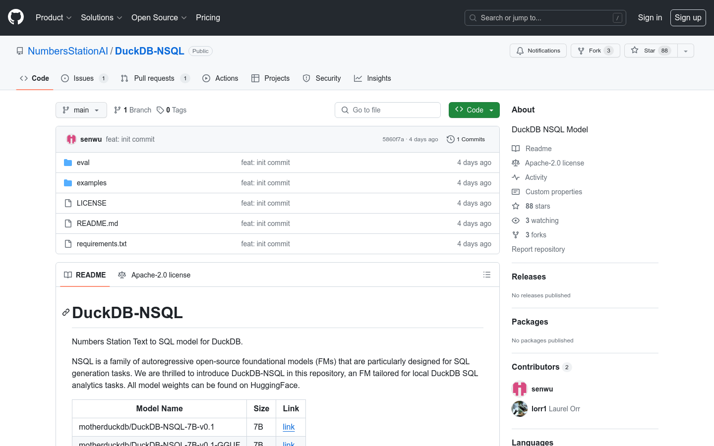 Duckdb NSQL