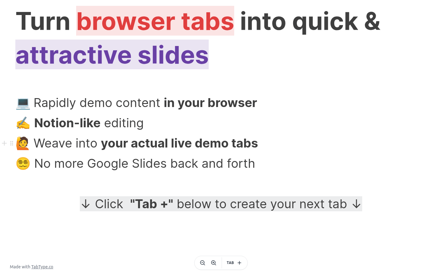 Tabtype