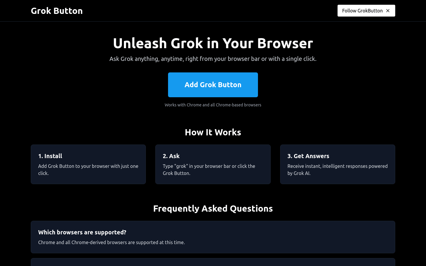 Grok Button