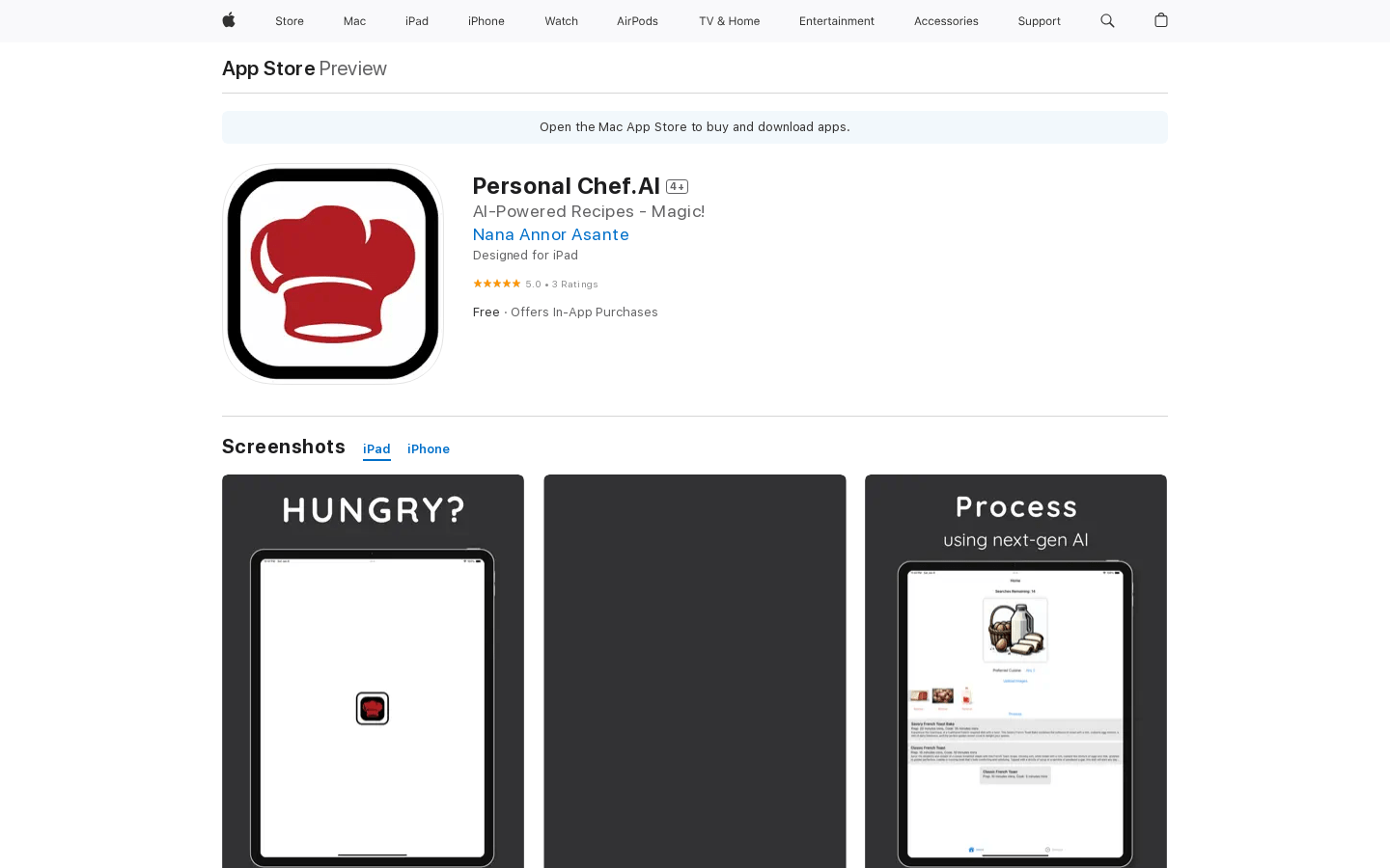 Personal Chef.AI