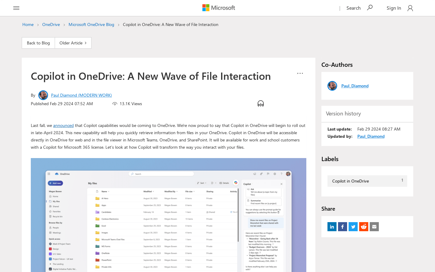 Copilot In OneDrive