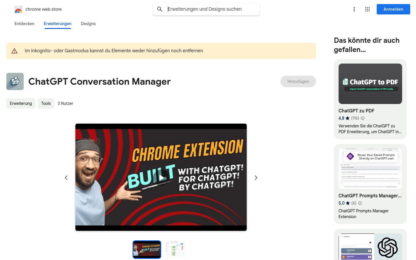 Chatgpt Conversation Manager