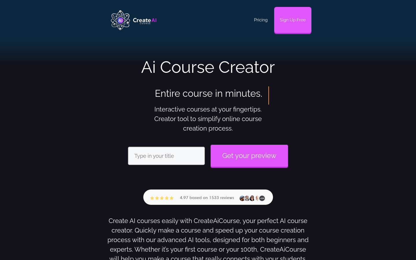 Createaicourse (cAIc)