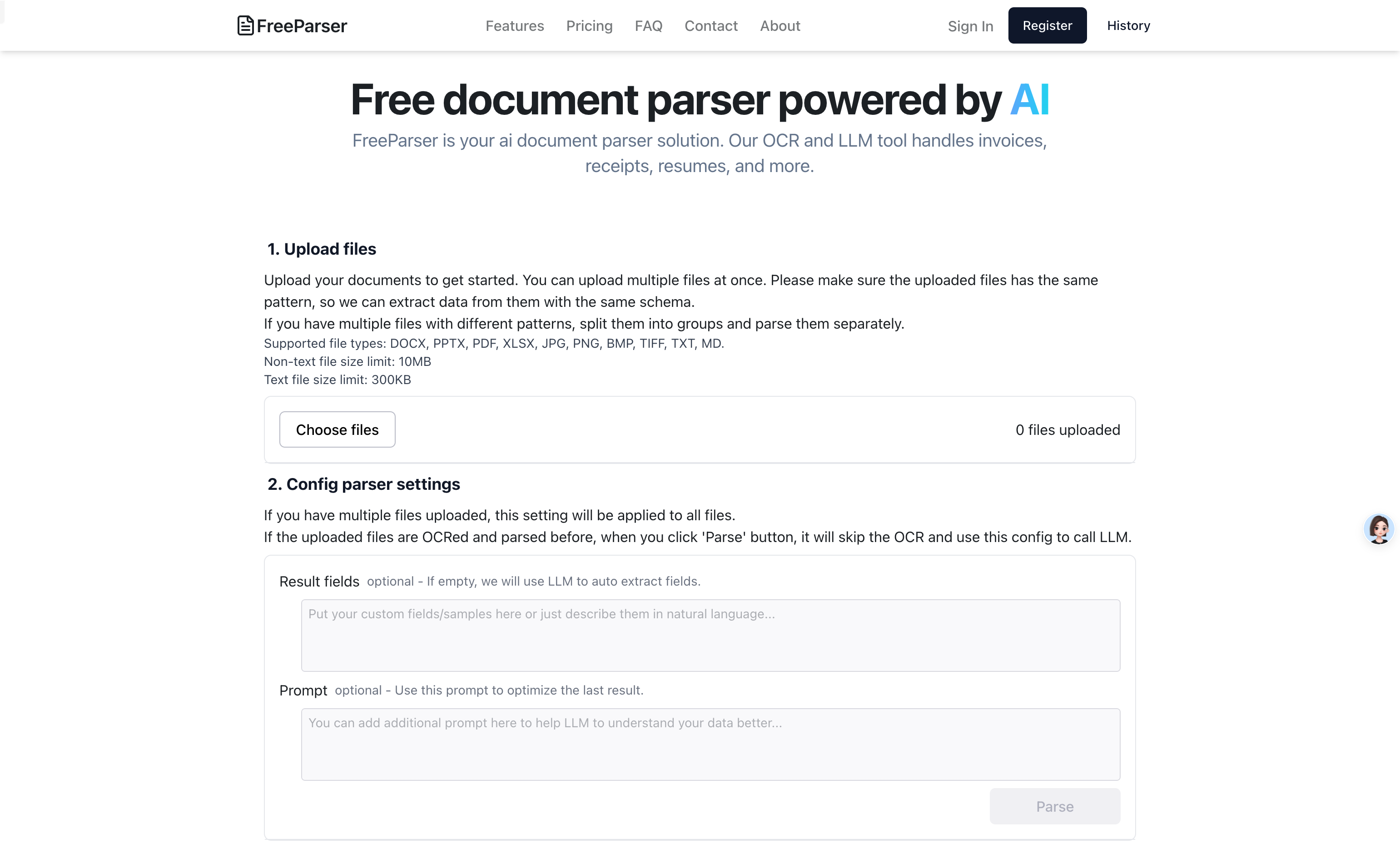 Freeparser
