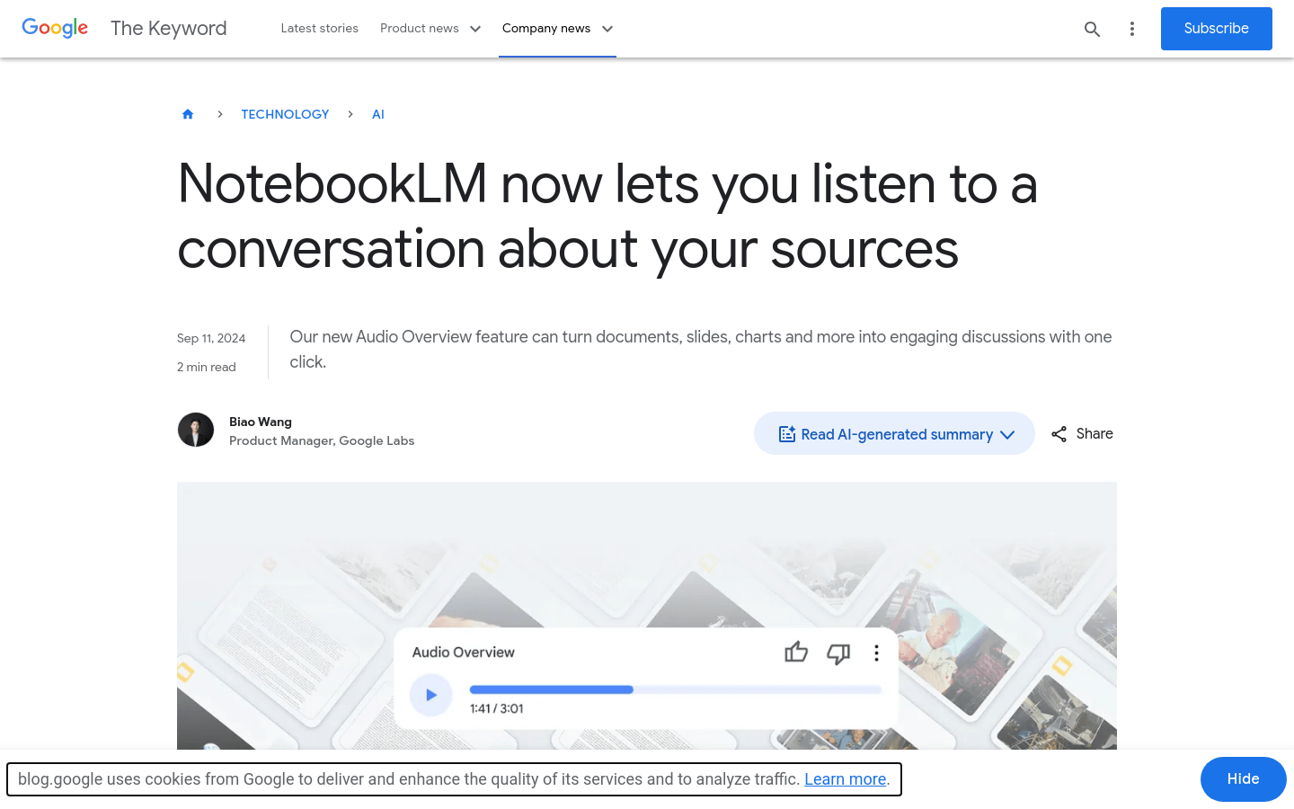 Notebooklm Audio Overview